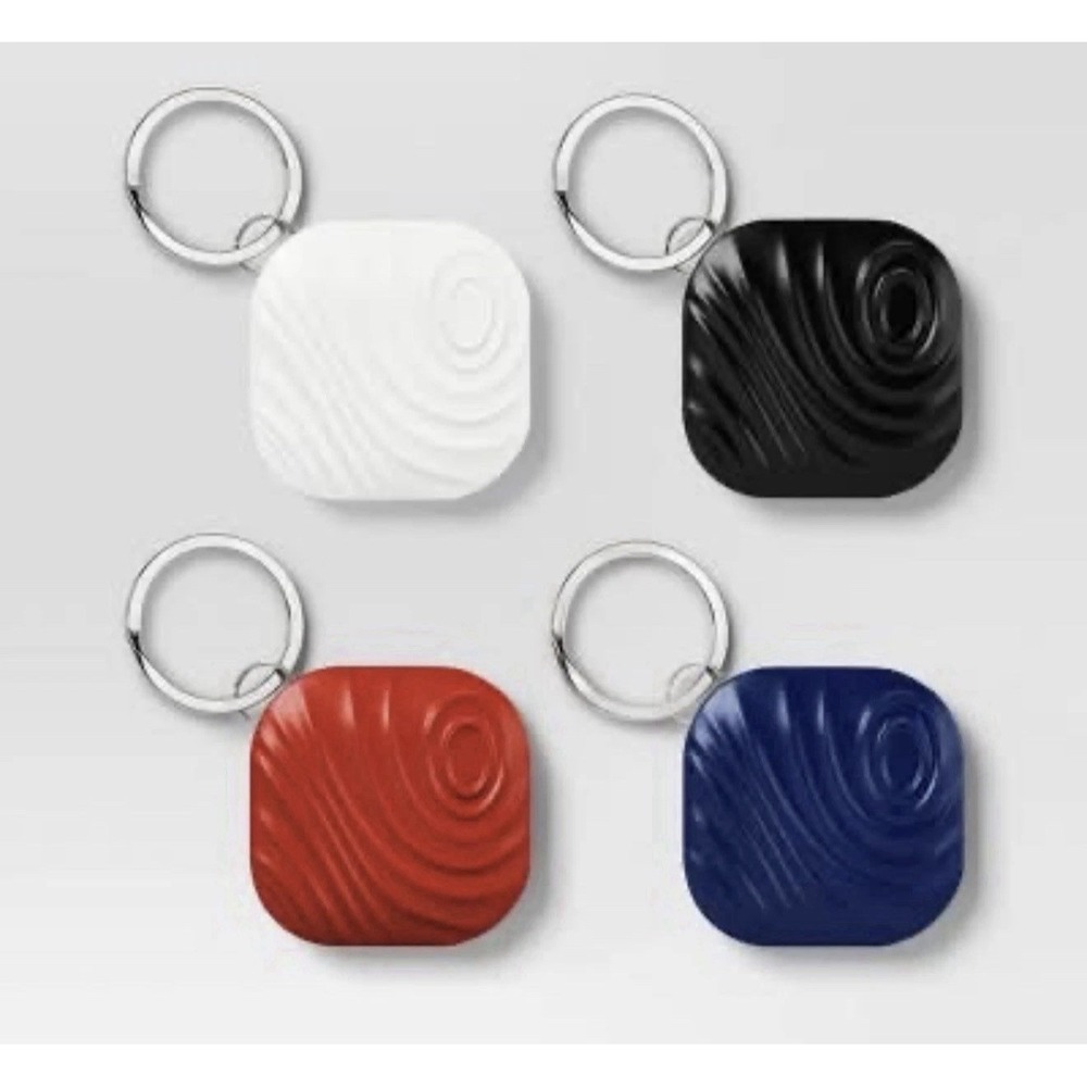 Deal Worthy 4 Pk Item Locators Compatible with Apple Find My Bluetooth Trackers